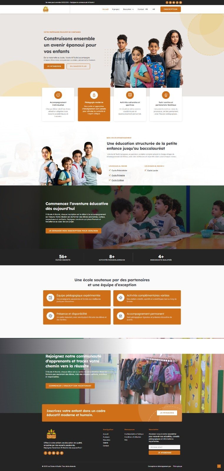 Projet web ECOLES ALROCHD