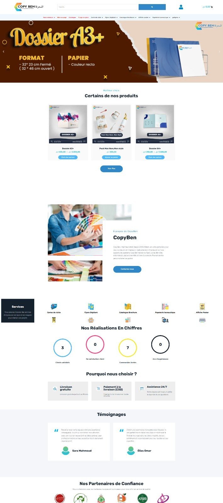 Projet web COPY BEN