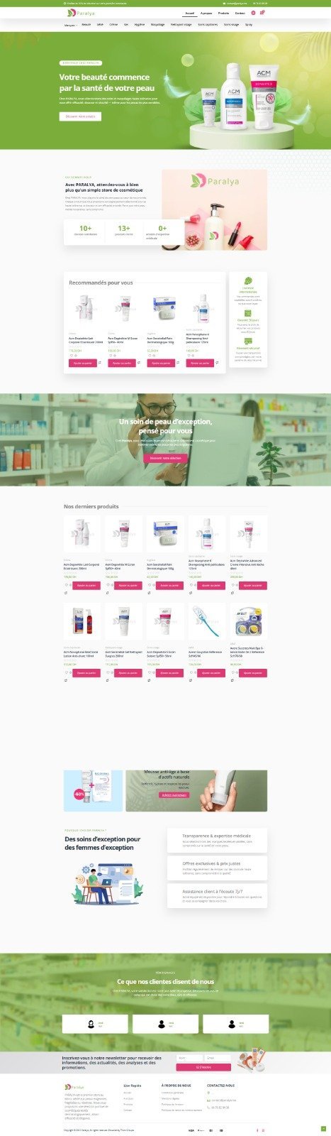 Projet web PARALYA