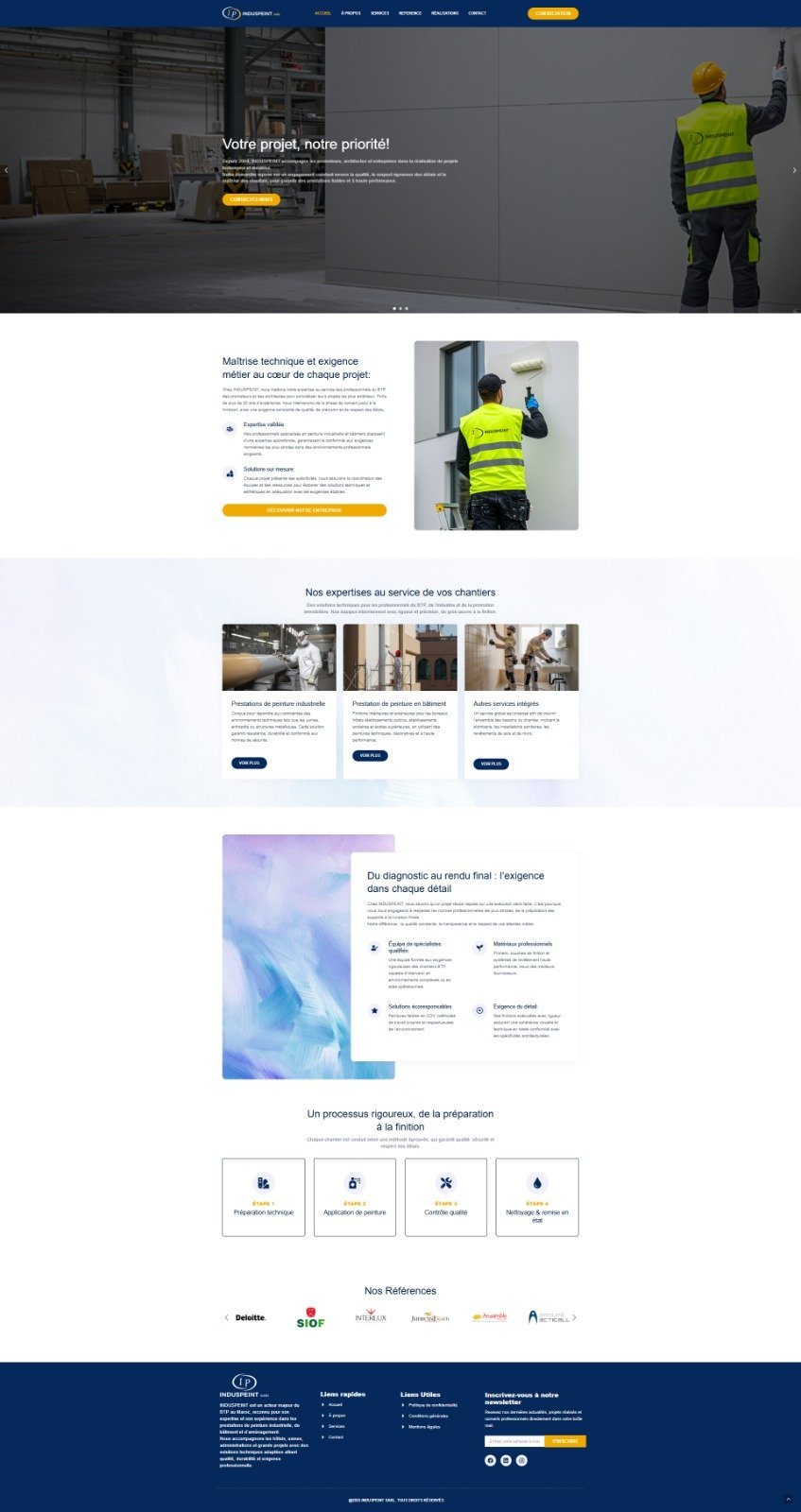 Projet web INDUSPEINT