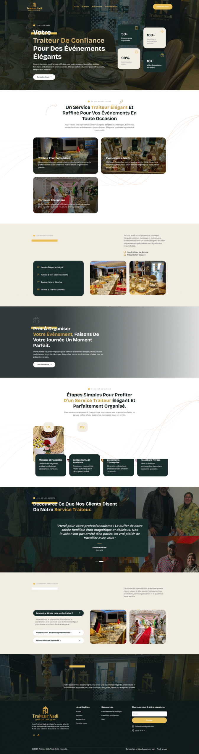 Projet web Traiteur Nadi