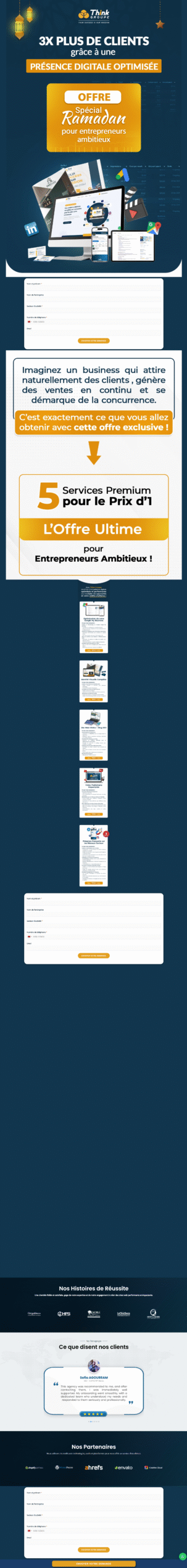 Projet web THINK GROUP